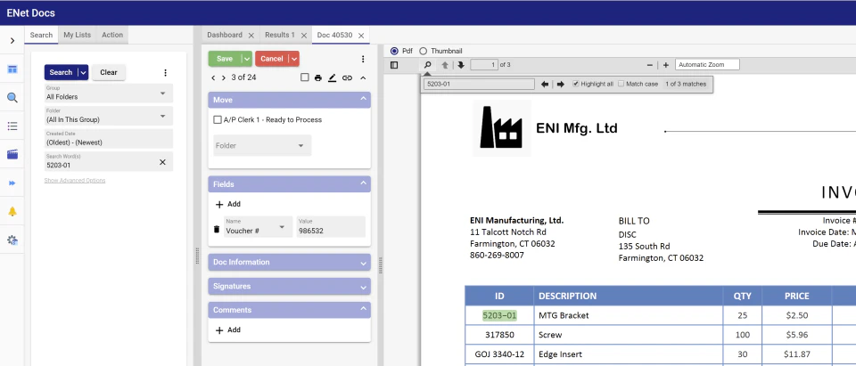 screenshot of ENet Docs